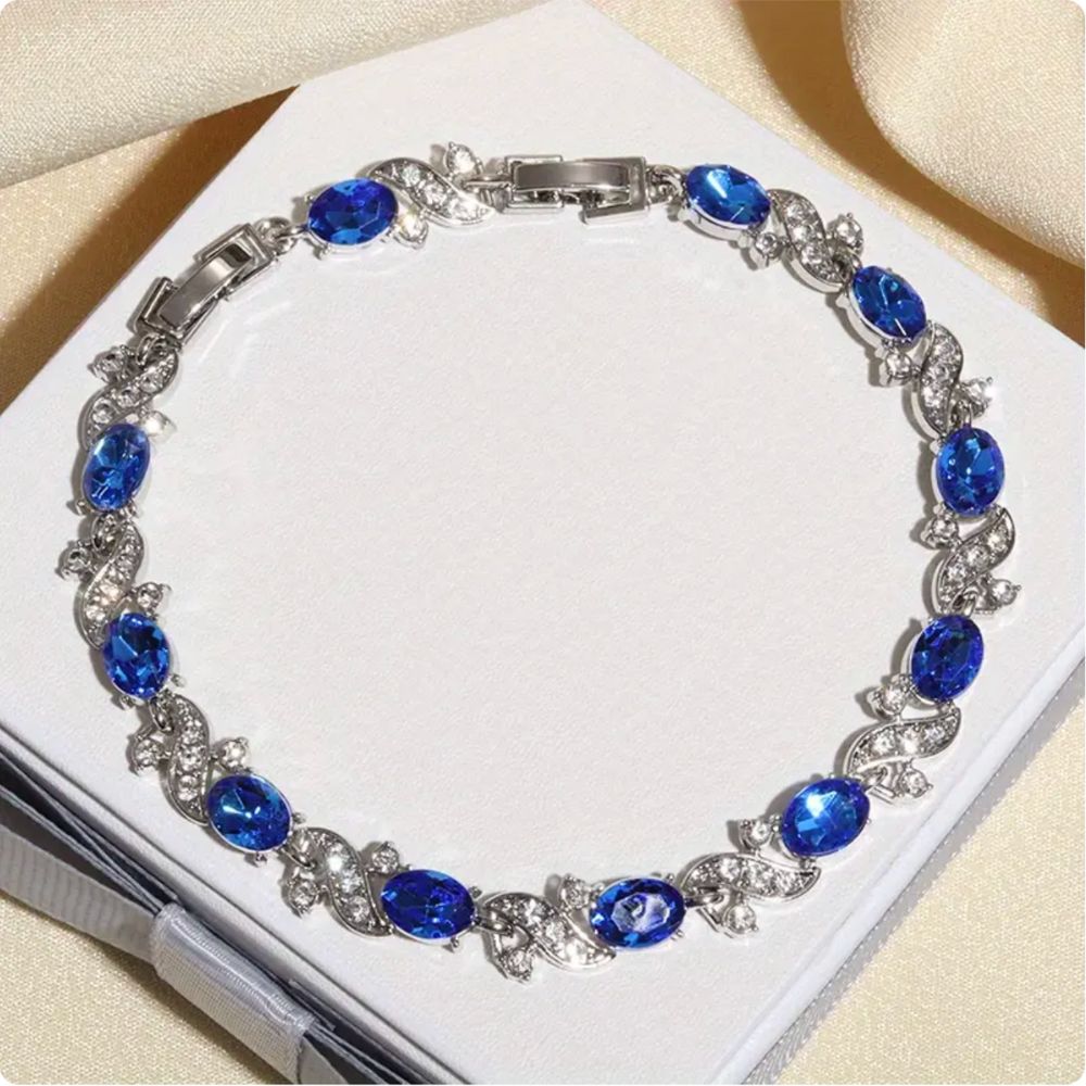 Giada Adjustable Sapphire Bracelet